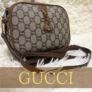 Gucci Monogram Brown Crossbody Bag